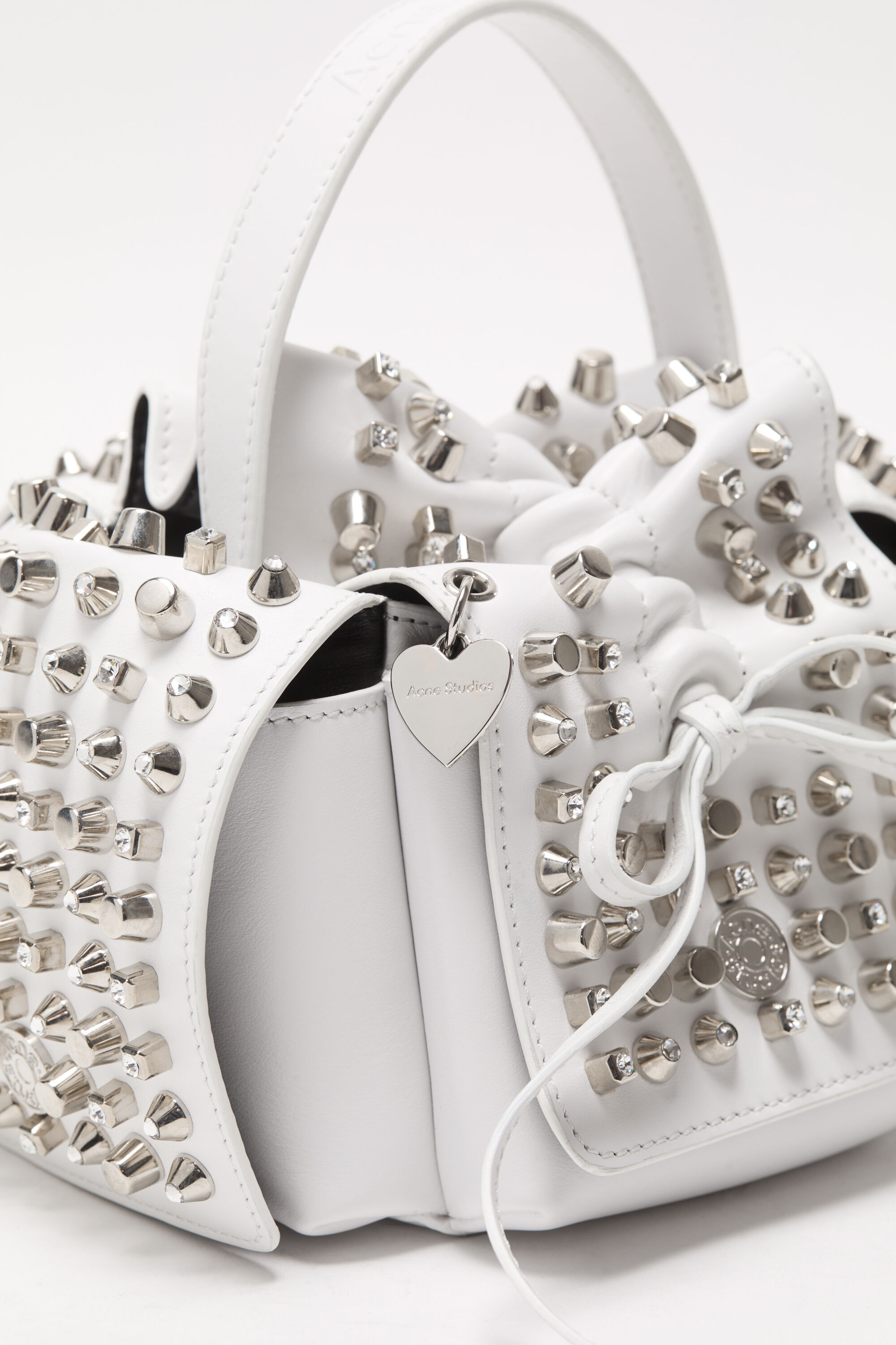 Acne Studios - Multipocket mini studs bag - ホワイト