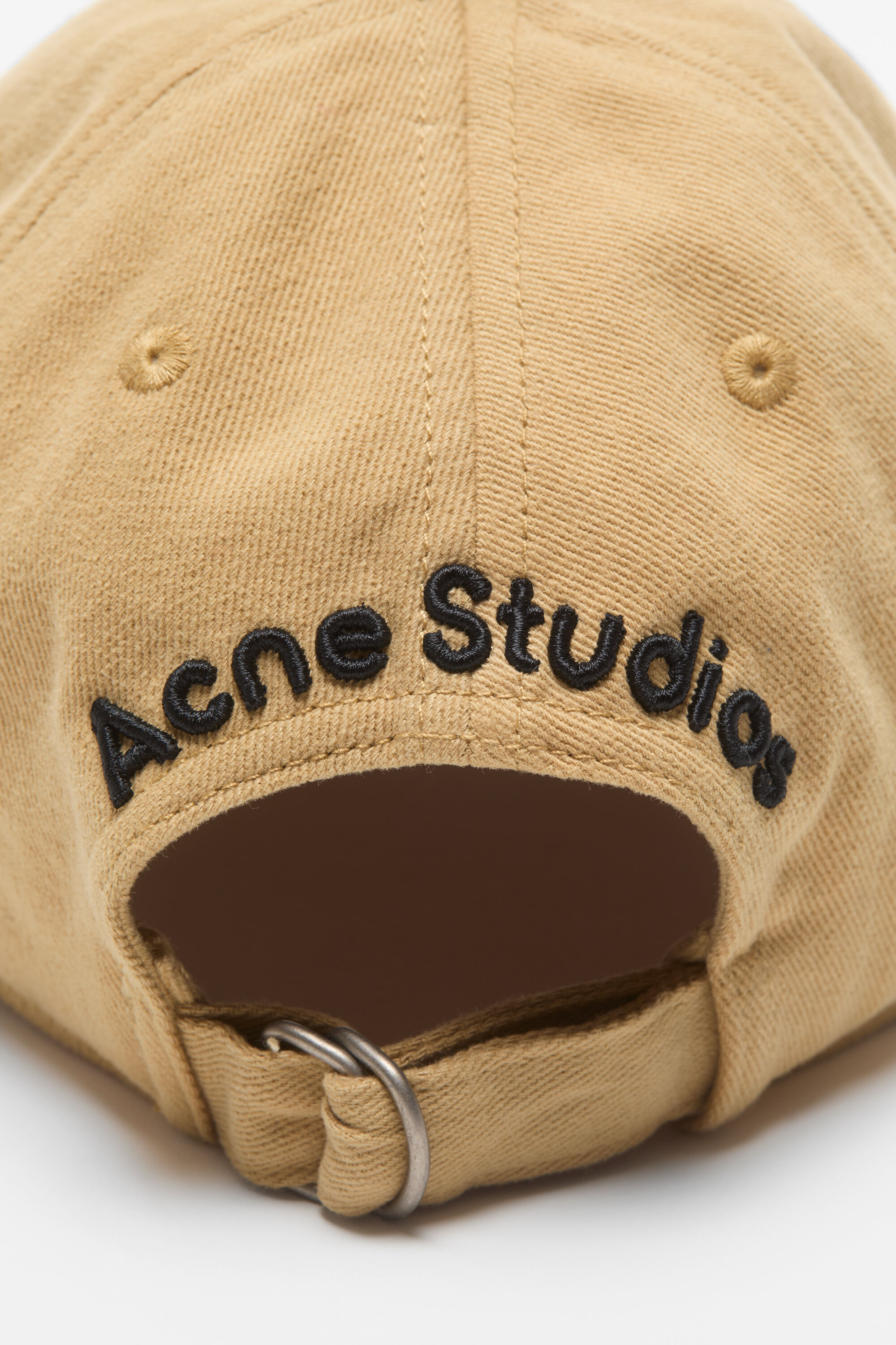 Acne Studios - ツイルロゴキャップ - サンドベージュ
