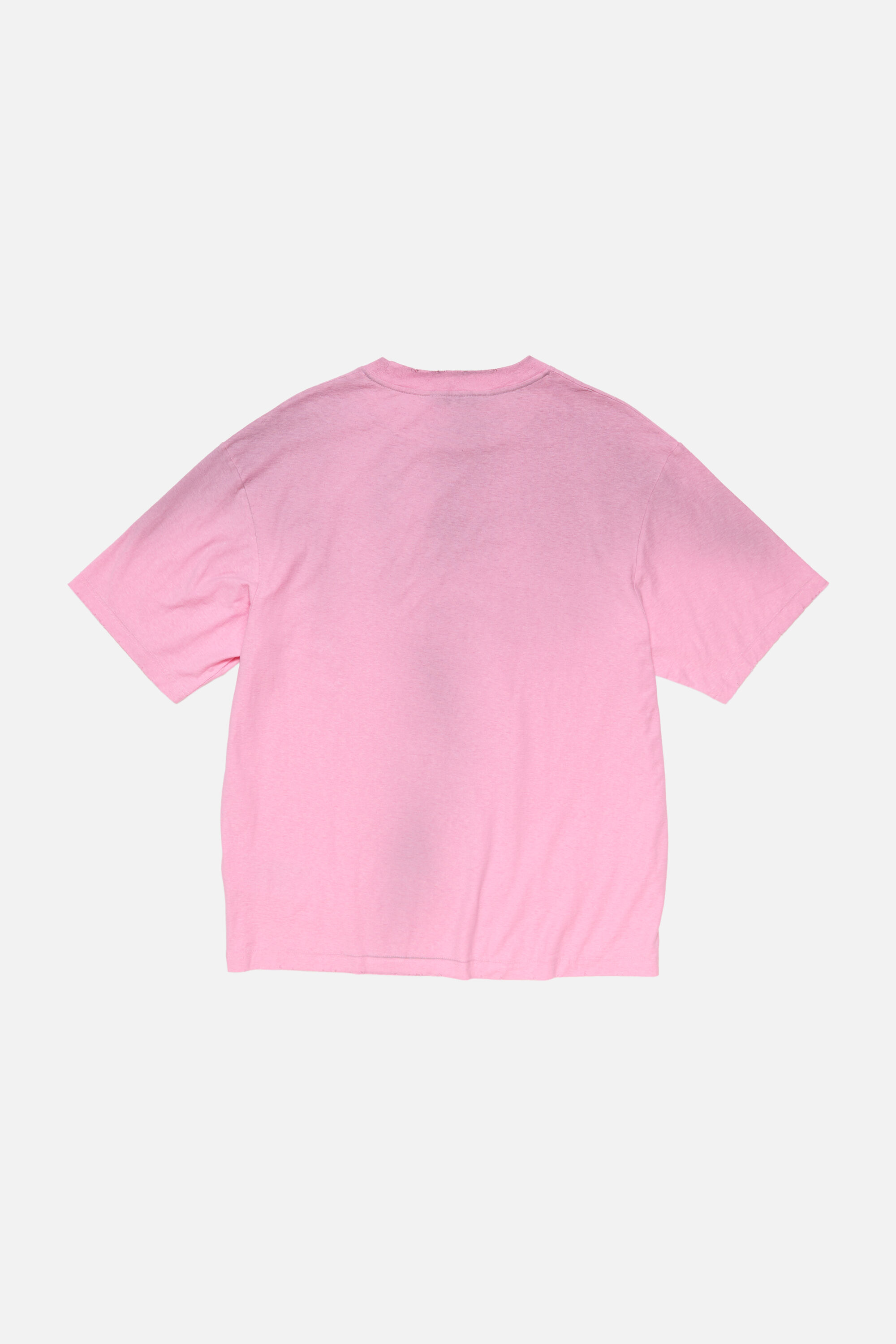 Acne Studios - Logo t-shirt - Relaxed fit - Cotton candy pink