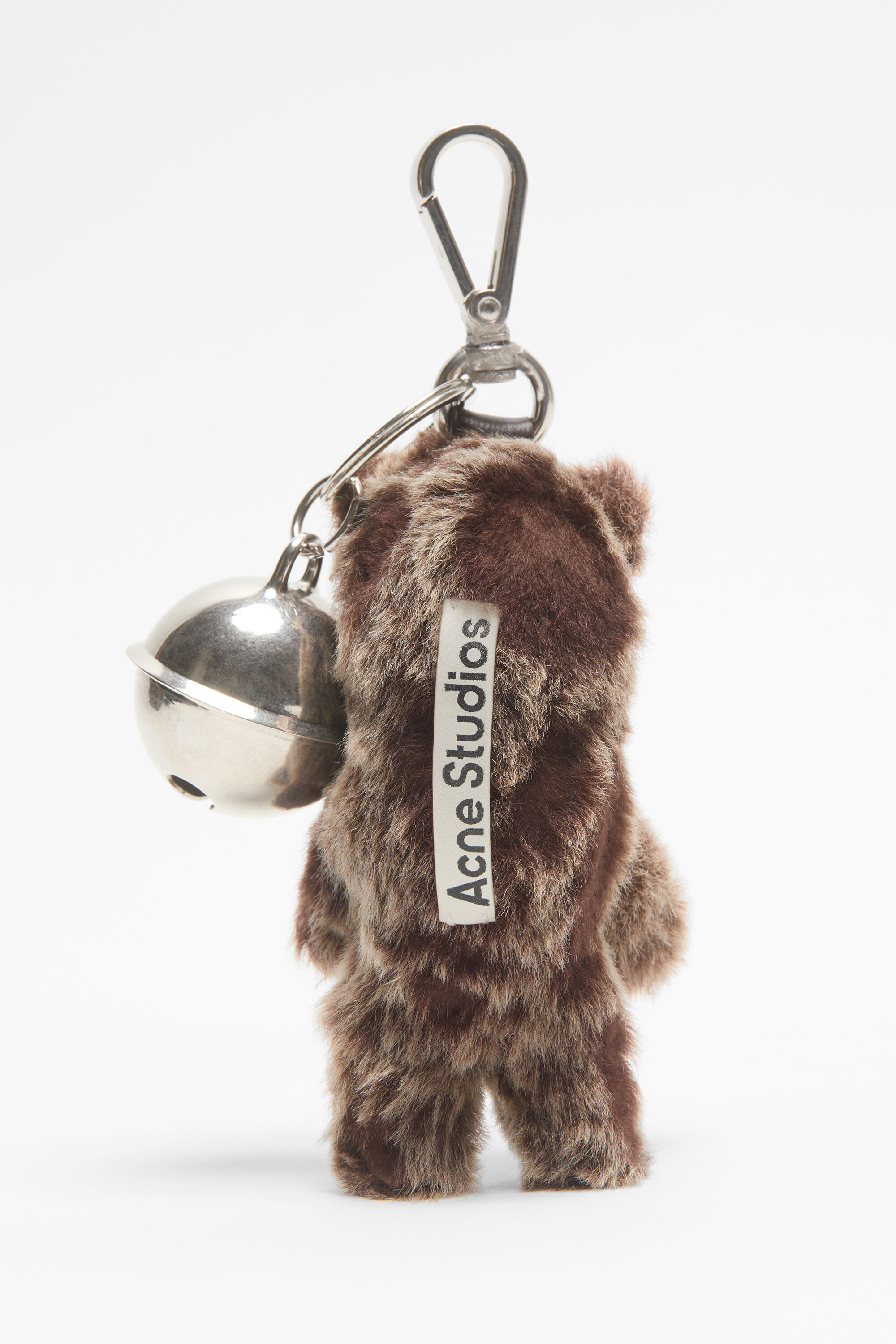 Acne Studios - Teddy bear keyring - Chocolate brown