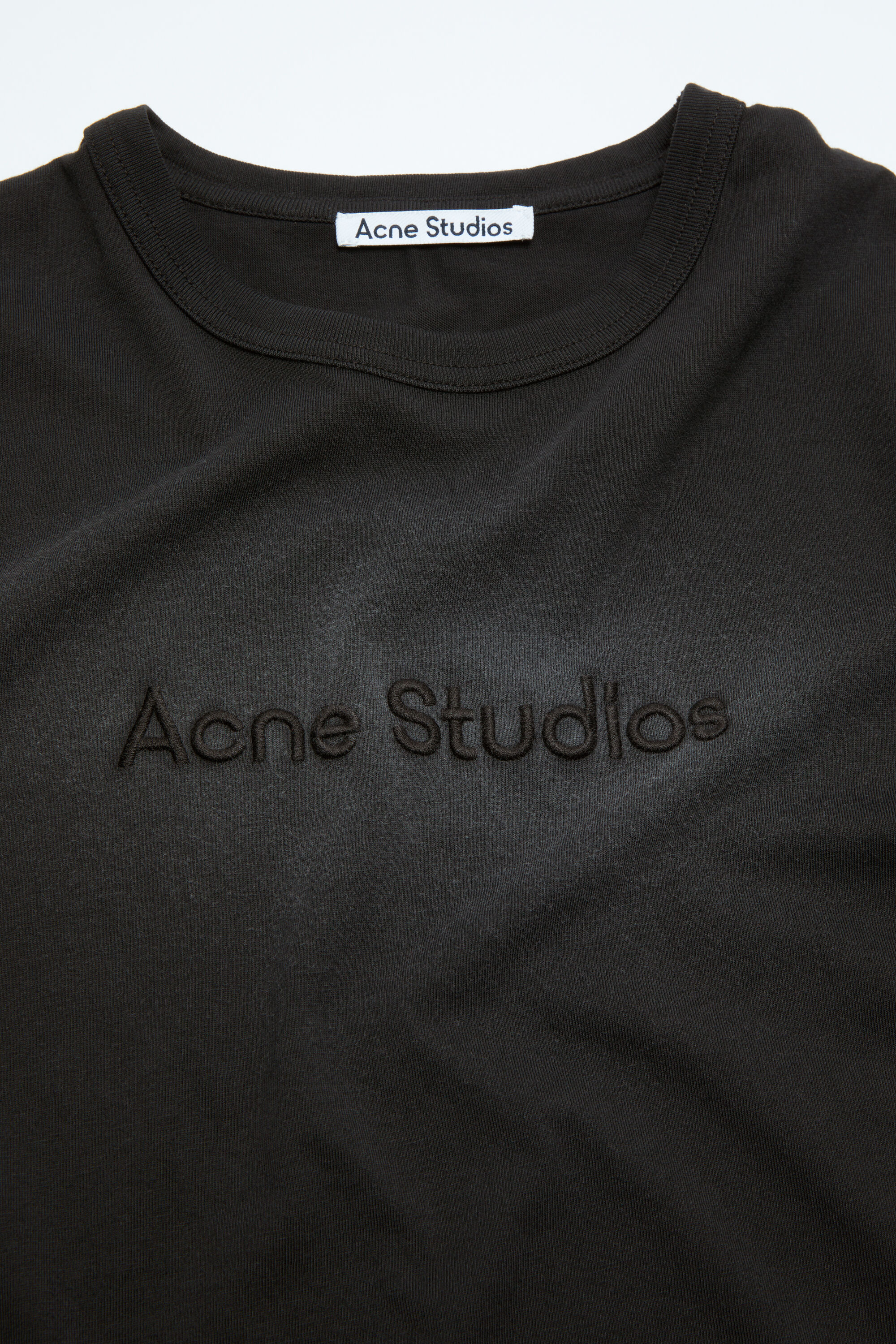 Acne Studios - ロゴTシャツ - フィットデザイン - フェイデッドブラック