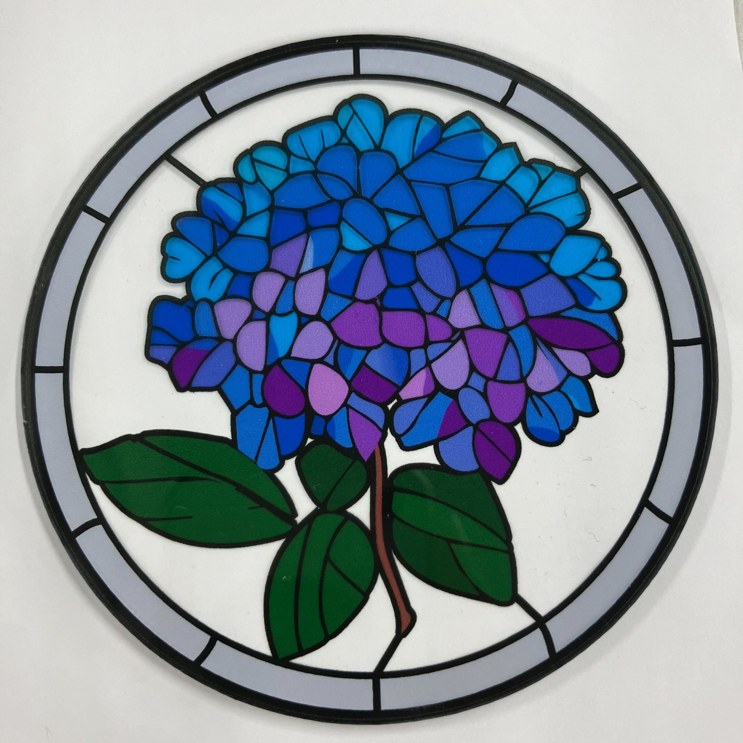 UV印刷でステンドガラス風にしてみました。 | アクリ日記 | アクリ屋ブログ