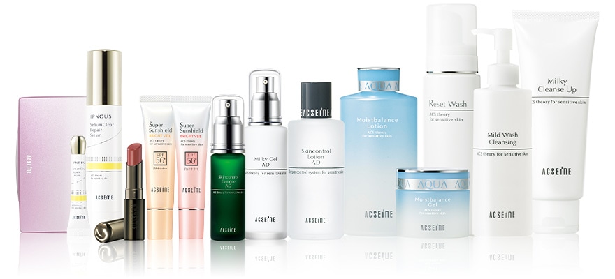製品シリーズ｜アクセーヌ公式 - 皮膚生理学に基づいた敏感肌の化粧品