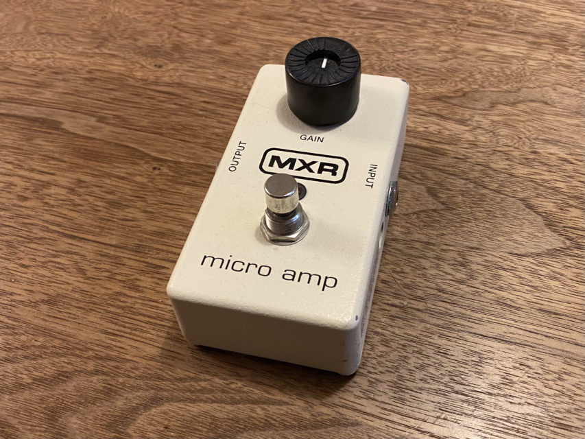 定番クリーンブースター MXR Micro Amp 【レビュー&使い方