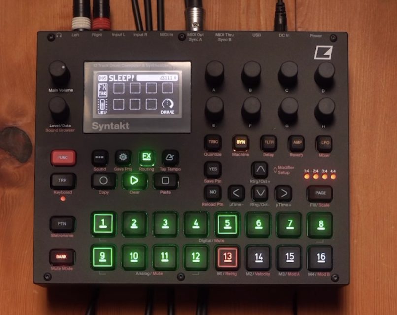 Elektron/Syntakt レビュー これ一台で完結するシンセ&ドラムマシン