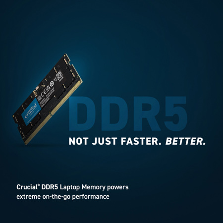 Crucial 64GB (2x32GB) DDR5 4800MT/s CL40 SODIMM Memory Module Kit