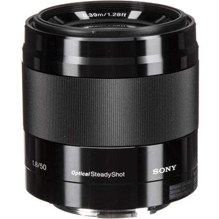 Sony E 50mm f/1.8 OSS Lens for Sony E, Black SEL50F18/B - Adorama