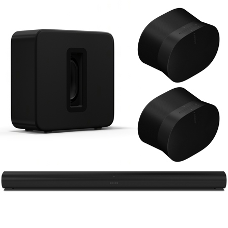 Sonos Arc Premium Smart Soundbar, with Sub 4 Subwoofer,2x Era 300