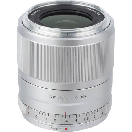Viltrox AF 33mm f/1.4 XF Lens for Fujifilm X, Silver - Adorama