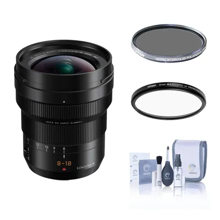 Panasonic Leica DG Vario-Elmarit 8-18mm f/2.8-4 Lens, MFT, w/67mm