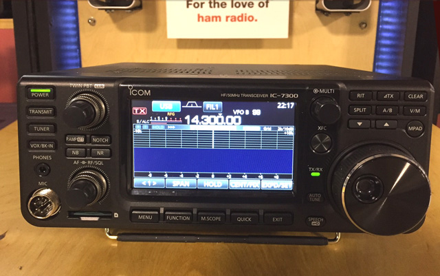 The new Icom IC-7300 Direct-Sampling SDR HF/6m Transceiver