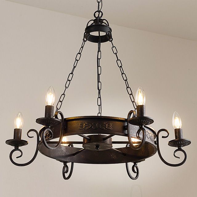 アイアンシャンデリア6灯「SOLENNEL（ソラネル）」｜照明・インテリア