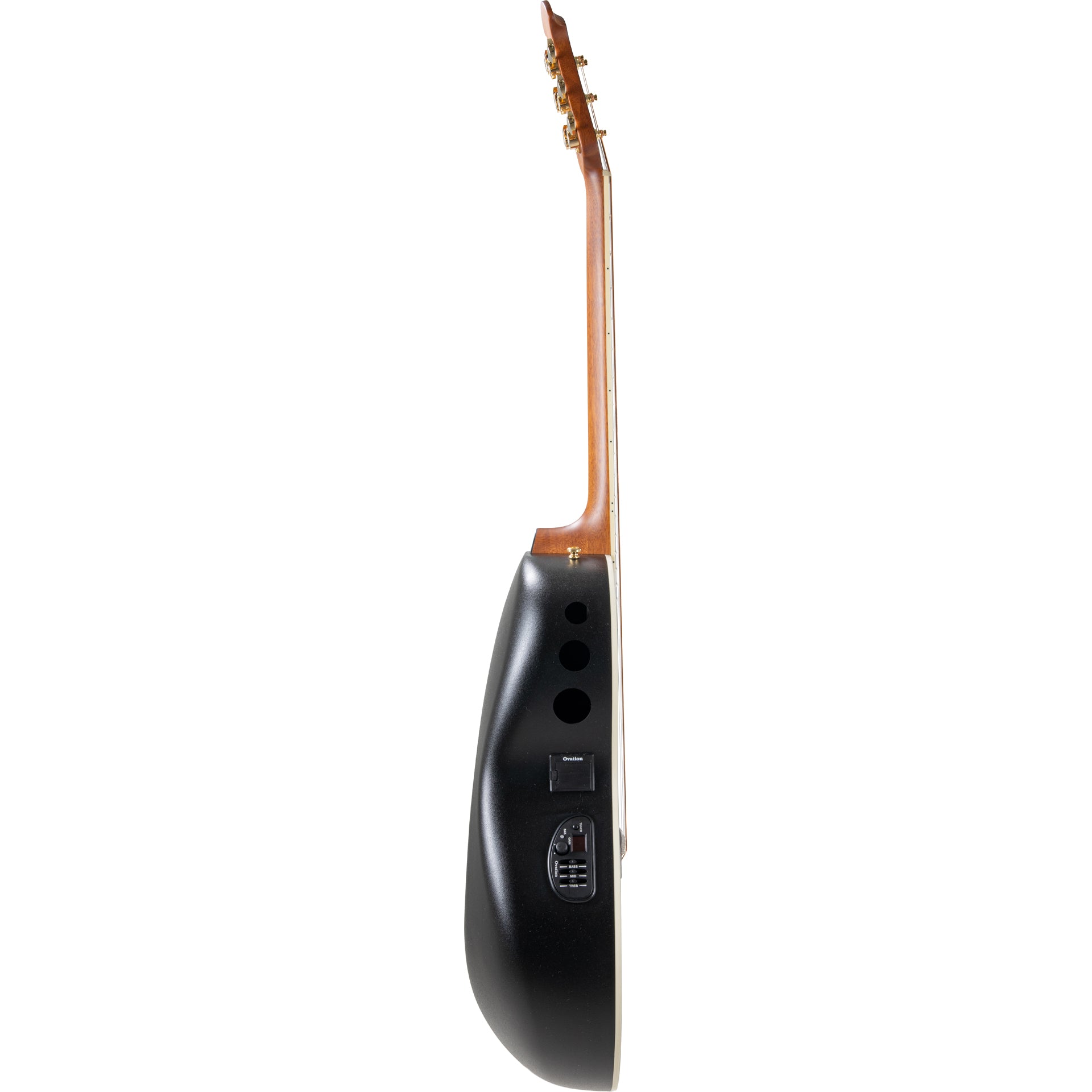 Ovation Celebrity Deluxe Acoustic Electric Guitar - Black Satin