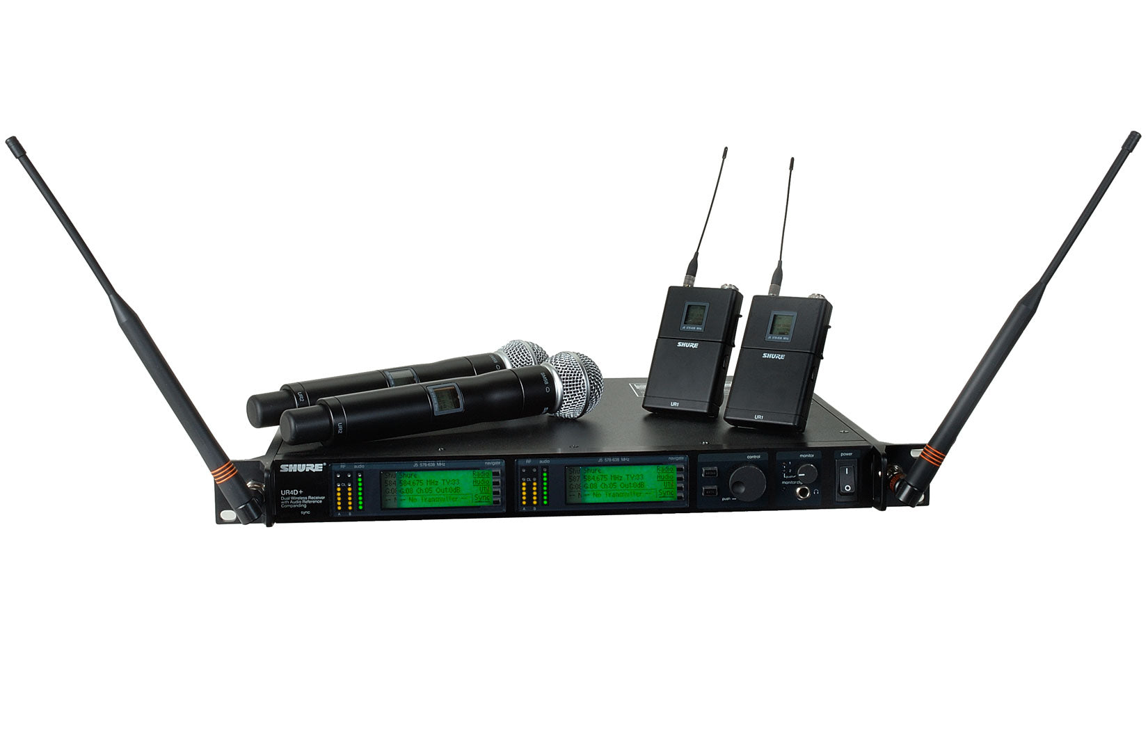 Shure UR4D+ Dual-Channel Receiver – Alto Music