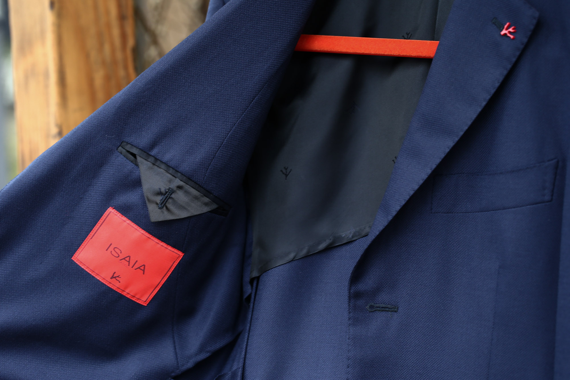 ISAIA (イザイア) SAILOR (セイラー) 130'S AQUA BLAZER 【FABRIC