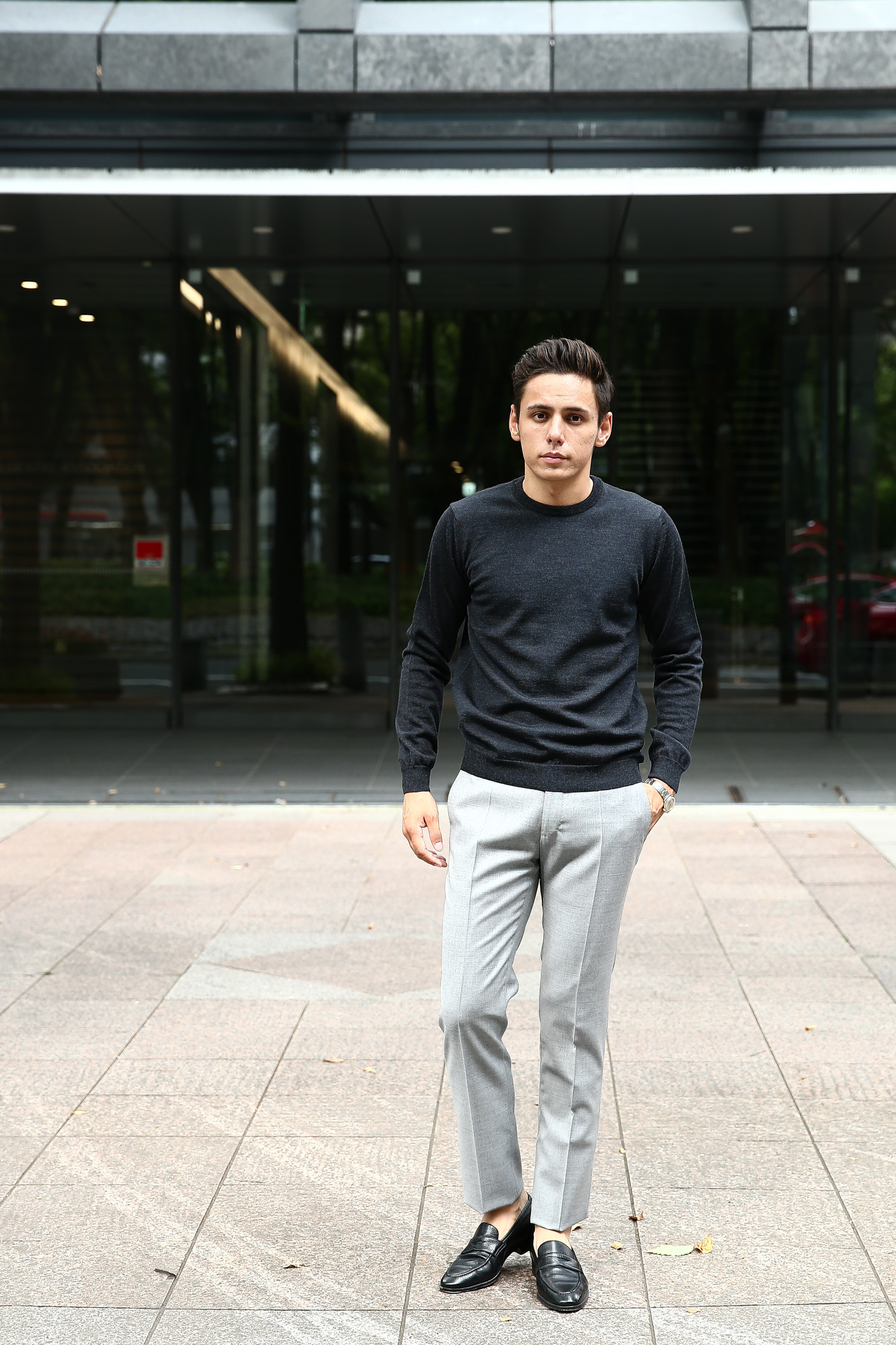 ZANONE / ザノーネ】 Crew Neck Sweater クルーネックセーター VIRGIN