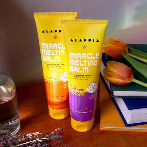 Authentic African Miracle Melting Balm, Wild Lavender 4oz – Alaffia