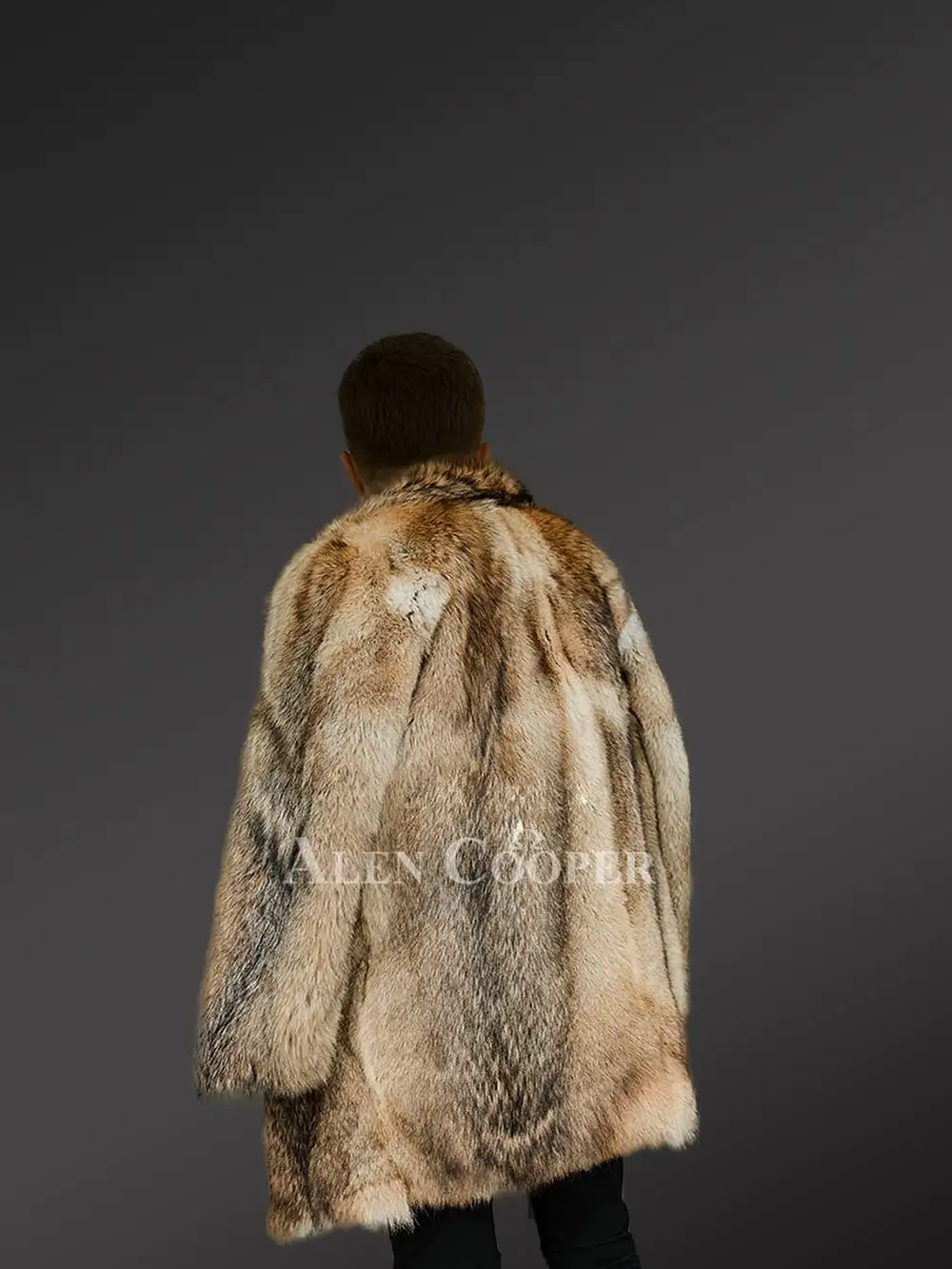 Mens Coyote Fur Jacket