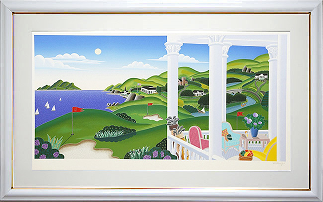 トーマス・マックナイト（Thomas McKnight）版画 シーサイドゴルフ