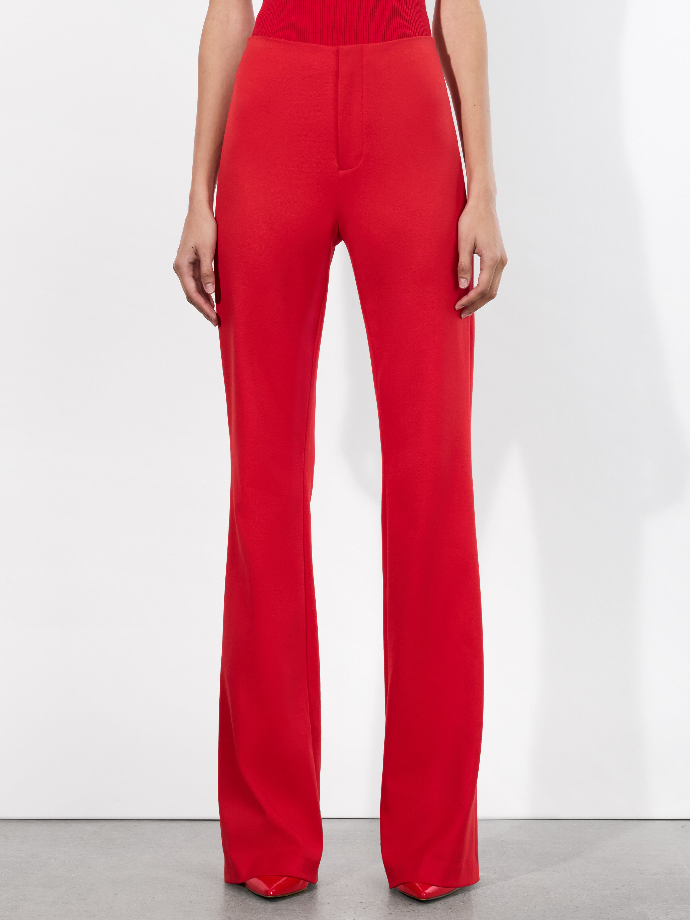 YUKI TROUSER in BRIGHT RUBY | ALICE + OLIVIA