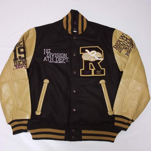 ROCAWEAR 袖レザーのスタジャン2種アップしました！ - ◇更新日記 all