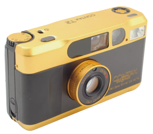 CONTAXのフィルムカメラ「T2」をお買取りさせて頂きました。人気の高級