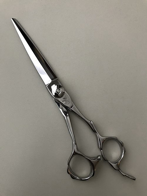 Powerと抜け感の良い理美容師プロ用逆刃セニングシザー両面可