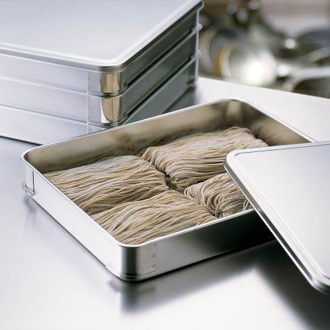 18-8 そば・餃子バット 蓋 | 新潟県燕市のステンレス厨房器具メーカー