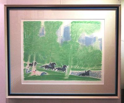 アンドレ•ブラジリエ 「夕暮れのソナタ」（リソグラフ） アンドレ