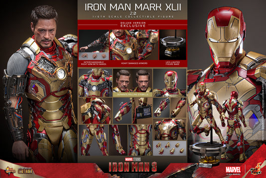 Hot Toys - Iron Man 3 - Iron Man Mark XLII (2.0) (Deluxe) – Ages