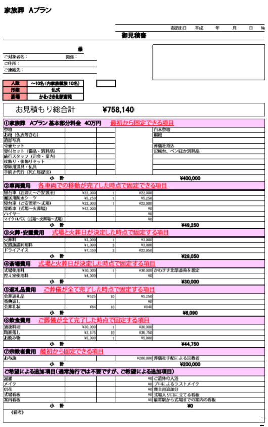 葬儀の見積もりの見方｜葬儀社の選び方まで徹底解説 | ご葬儀ガイド