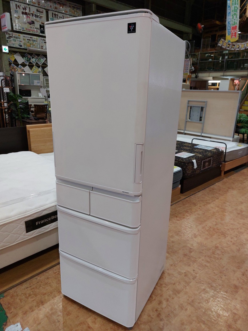 SHARP｜SJ-X417J-W 5ドア冷蔵庫 買取しました。 | リサイクルショップ