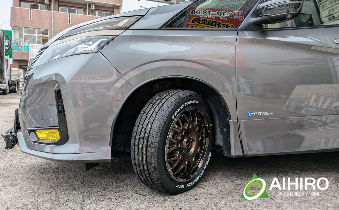 日産セレナにおすすめ！トーヨータイヤのオープンカントリー H/T Ⅱを