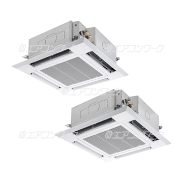 三菱電機 スリムER 天井カセット4方向 i-スクエアタイプ 10馬力 ツイン