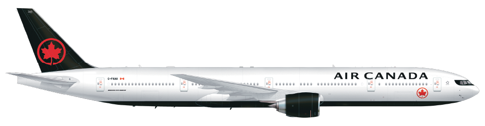 エア・カナダの使用機材