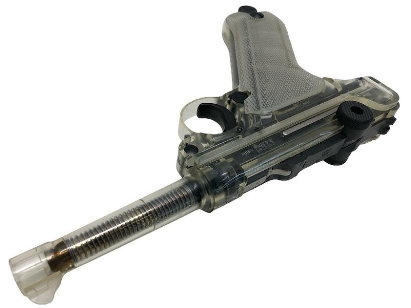 タナカ] ルガーP08 4インチ シースルーモデル/スケルトン ガスブロー