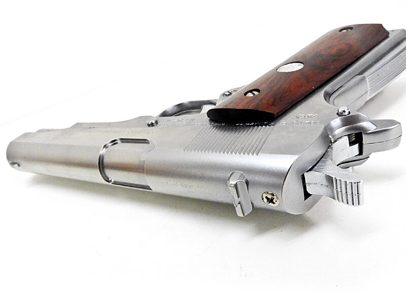 マルゼン] コルト ガバメント ステンレスカスタム 紫檀材ローズウッド