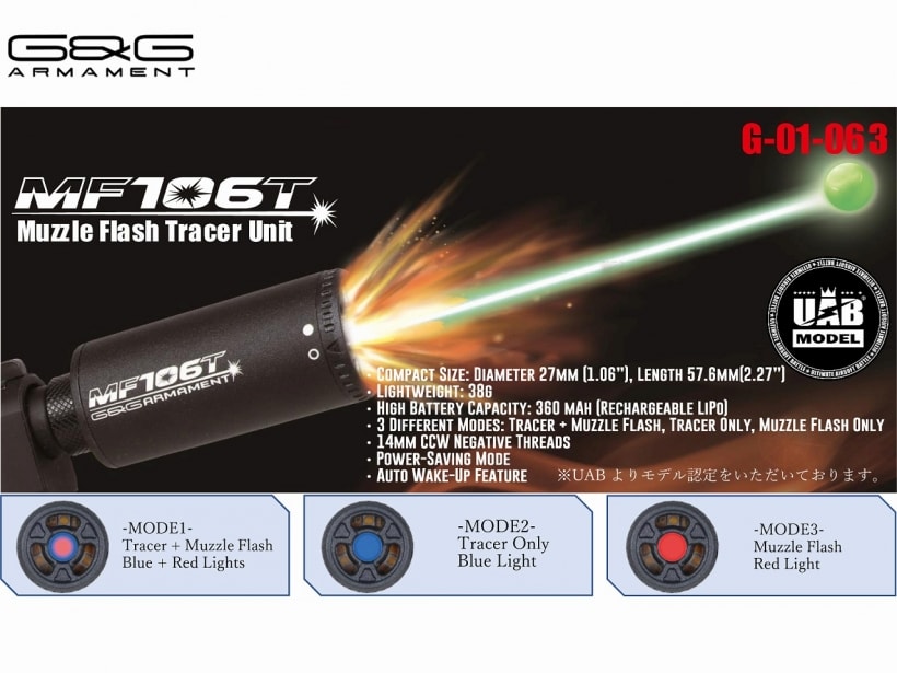 G&G] マズルフラッシュ・トレーサーユニット MF106T G-01-063 (新品取