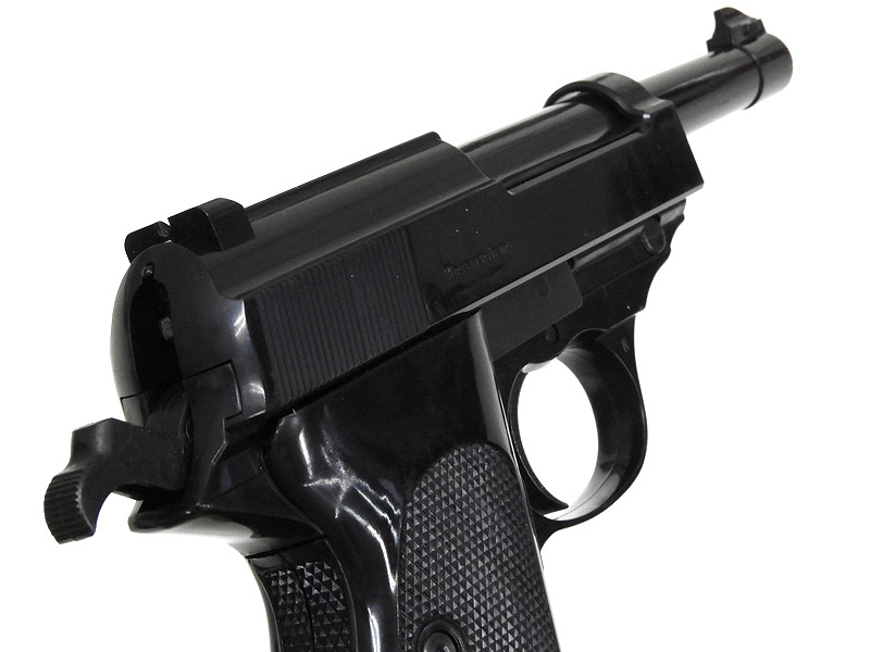 WA] ワルサーP38 コマーシャルモデル 固定ガスガン ブラック (中古)の