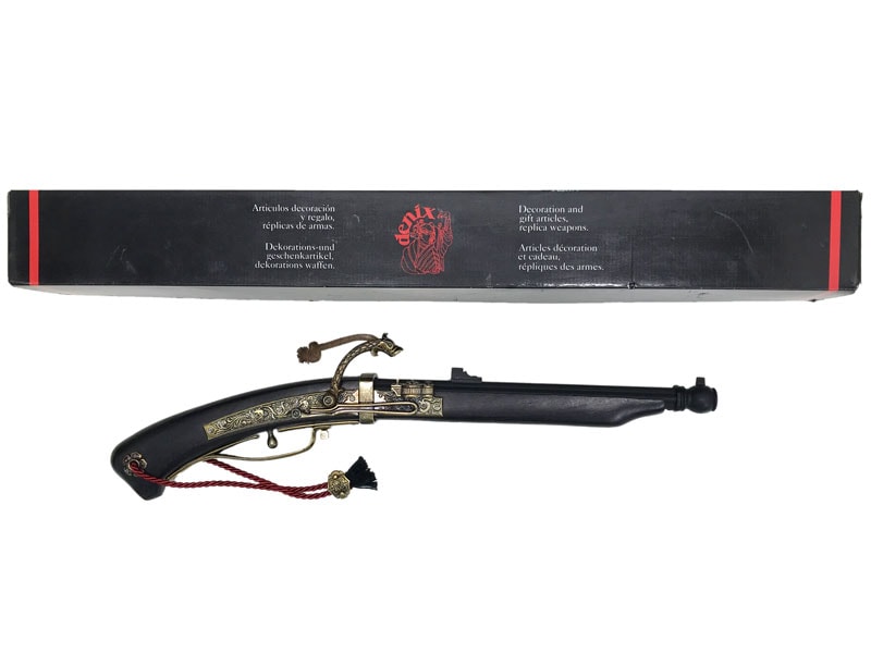 DENIX] 火縄銃・種子島 ポルトガル伝来 1543年モデル 金属製 観賞用