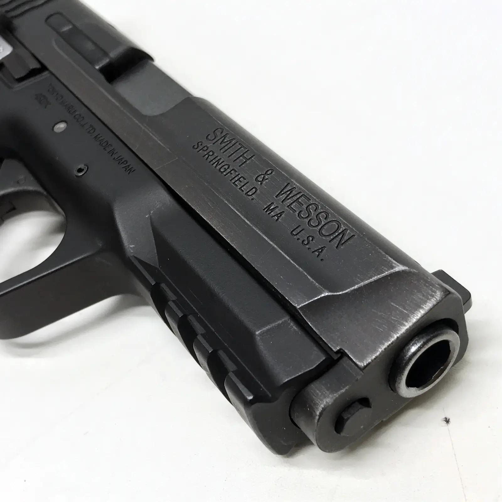 東京マルイ] S&W M&P 9 ガスブローバック リアルダメージ＆金スミ入れ