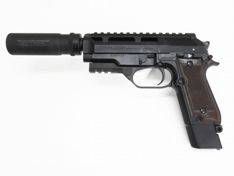 東京マルイ] M93R 電動ハンドガン サプレッサー・レイル等カスタム