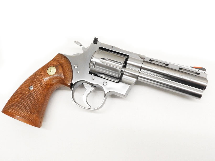 タナカ] コルトパイソン 357マグナム 4インチ Rモデル ステンレス
