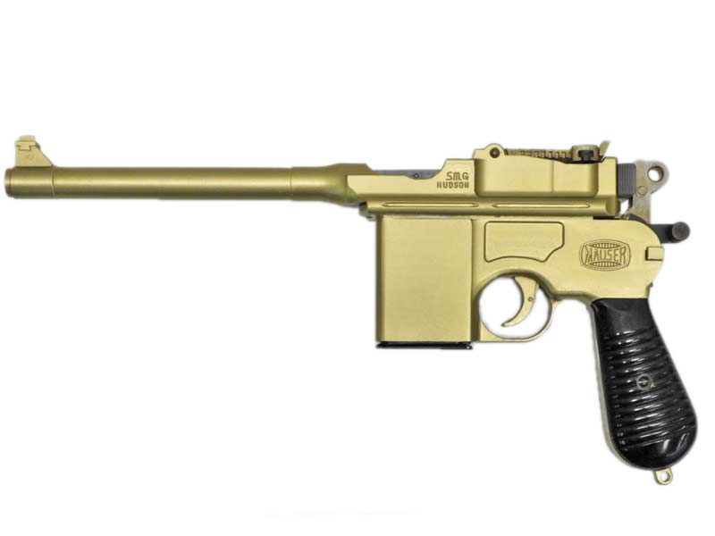 ハドソン] モーゼル M1930 発火式 smG 金属モデルガン 再塗装品 動作難