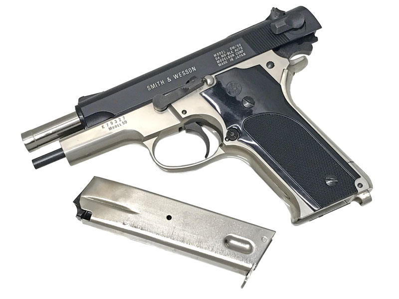 超希少MGC製ABS樹脂モデルガン S＆W M59フレームシルバー