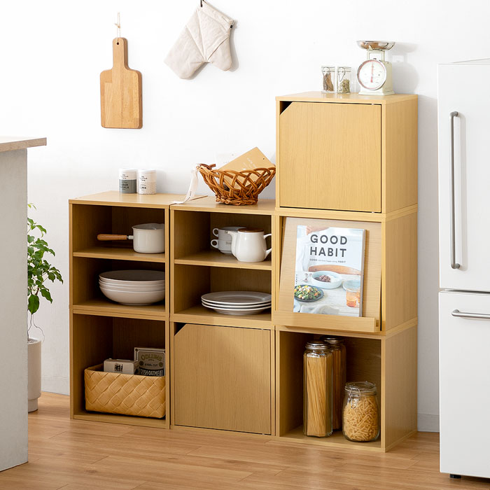 CUBEBOX(キューブボックス)オープン・棚付き・扉付きタイプ | 家具