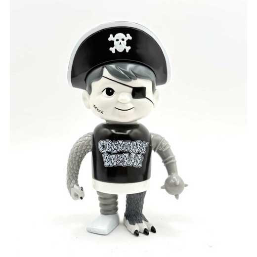 ASTRO ZOMBIES | CREATURE BAZAAR ソフビ CREATURE KID モノクロ Ver.