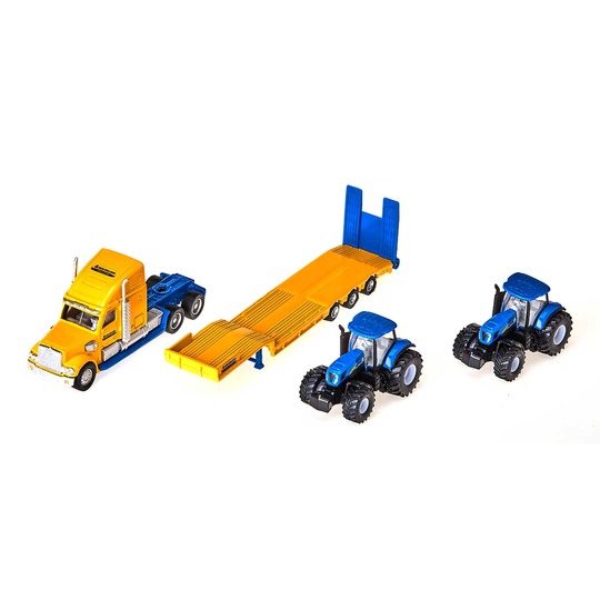 SIKU ニューホランド トレーラートラクター2台積載 ASUMERRY（アシュ