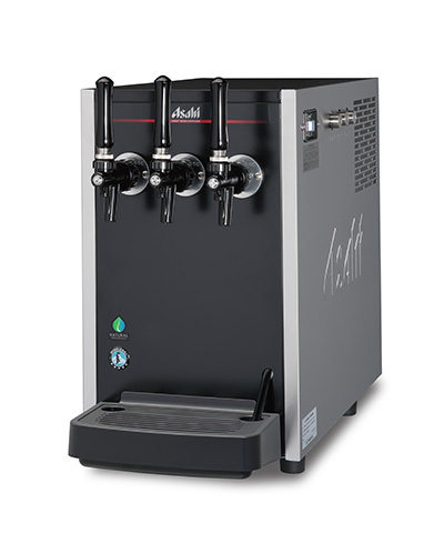 アサヒビールとホシザキ、国内初※1自然冷媒※2を採用した卓上型瞬間冷却