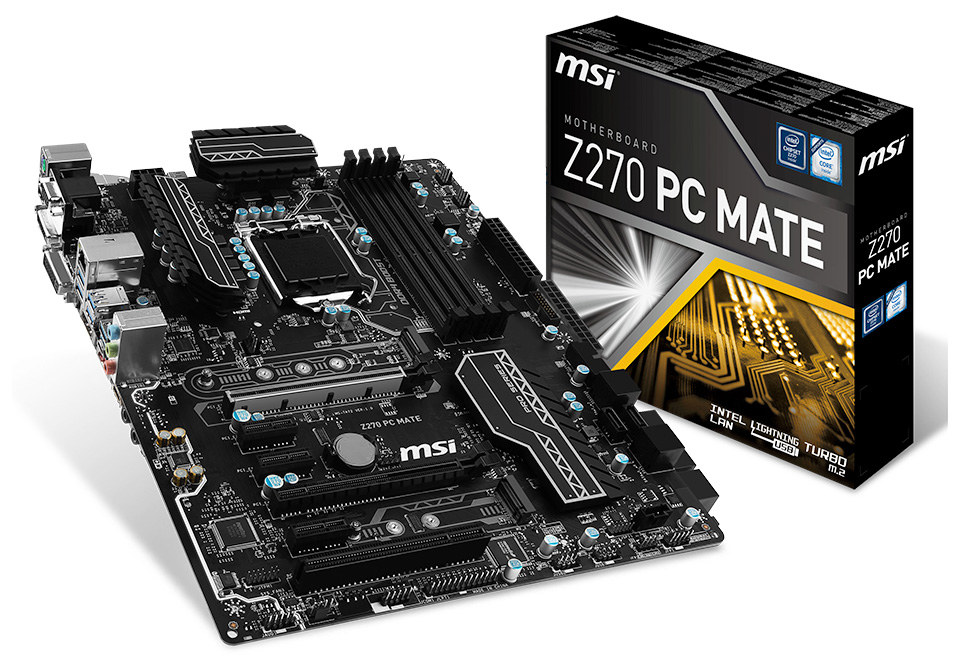 Z270 PC MATE | MSI マザーボード Intel Z270チップセット | 株式会社